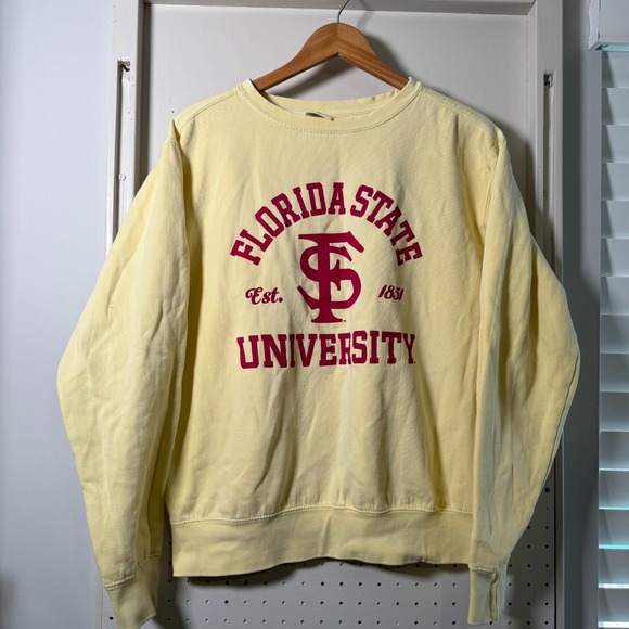 Pressbox Other - Pressbox Florida State University Seminoles Sweatshirt Men's Yellow - Small